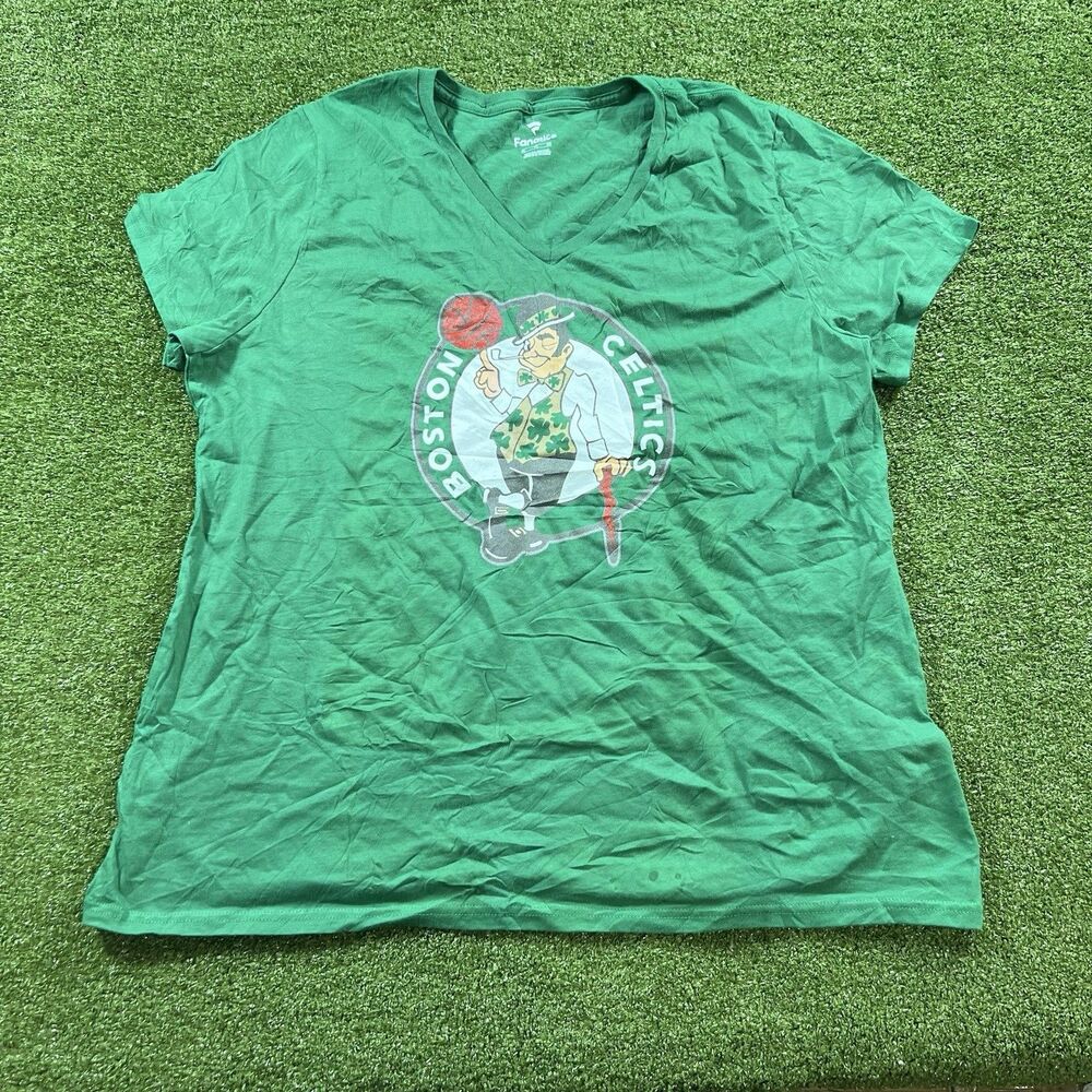 Boston Celtics Fanatics Short Sleeve T-Shirt Women’s XL NWOT